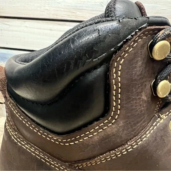 Danner Waterproof Caliper‎ 6 Brown Aluminum Toe Leather Work Boots M Sz 8.5